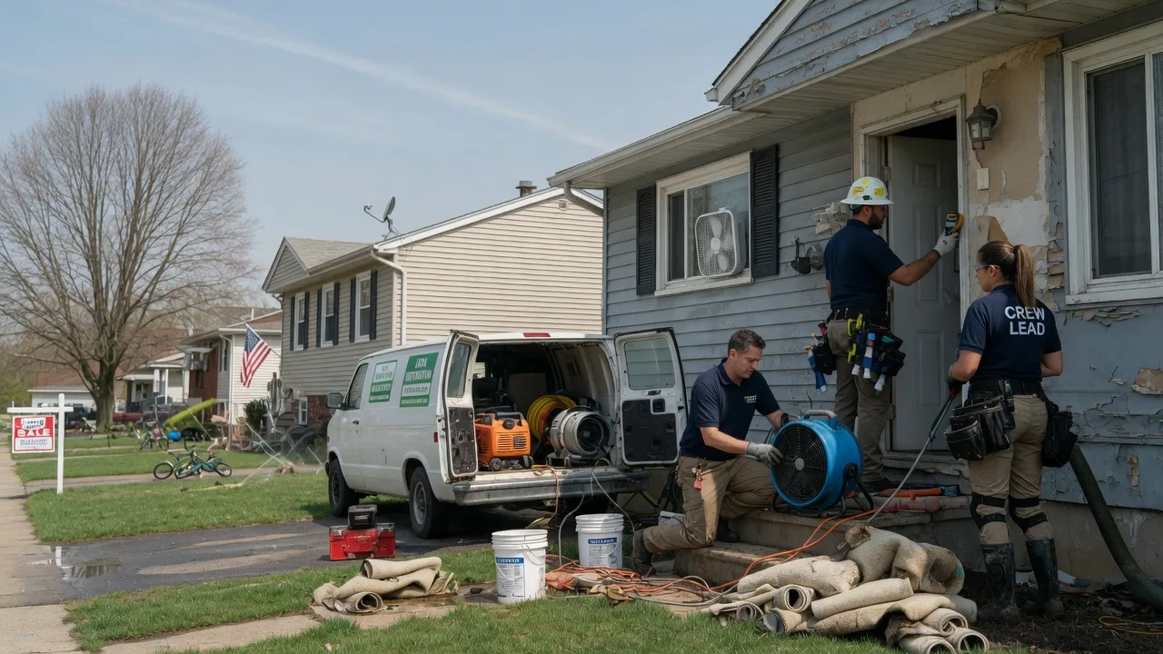 Flood Cleanup in Galena Park, TX near me